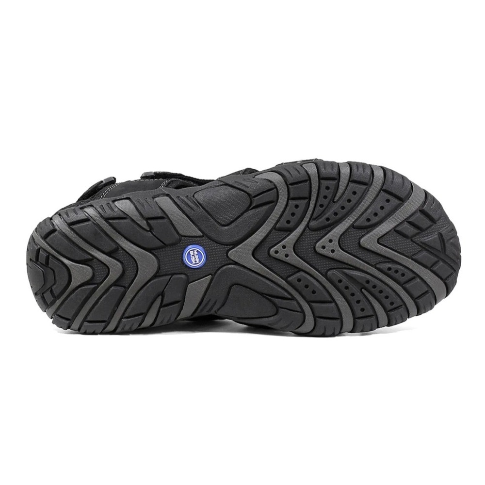 Nunn Bush Mens Black Fisherman Sandals Hook and‎ Loop Comfort Size 10 - Picture 10 of 10